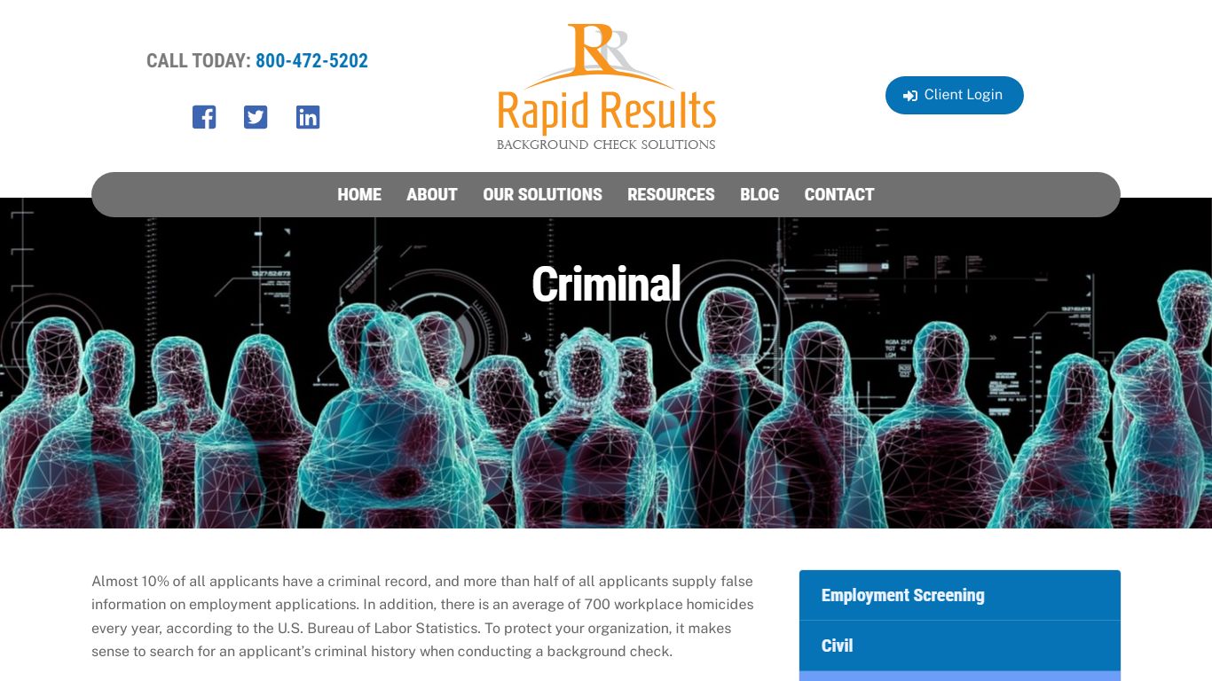 Criminal - Rapid Results Background Solutions