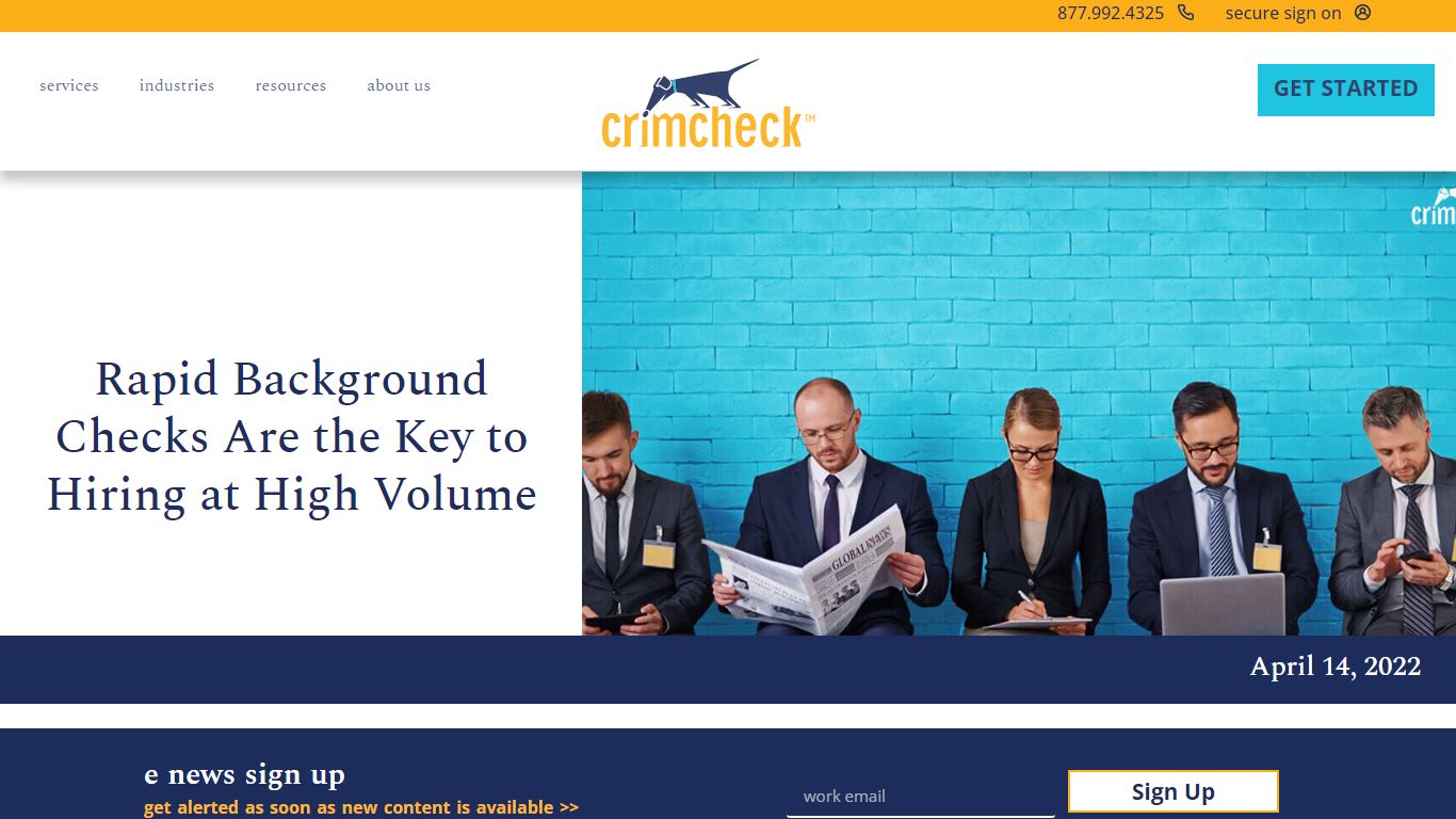 Rapid Background Checks Are the Key to Hiring at High Volume